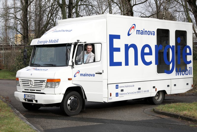 Das Mainova-Energiemobil kommt nach Eschborn. Das Mainova-Energiemobil kommt nach Eschborn.