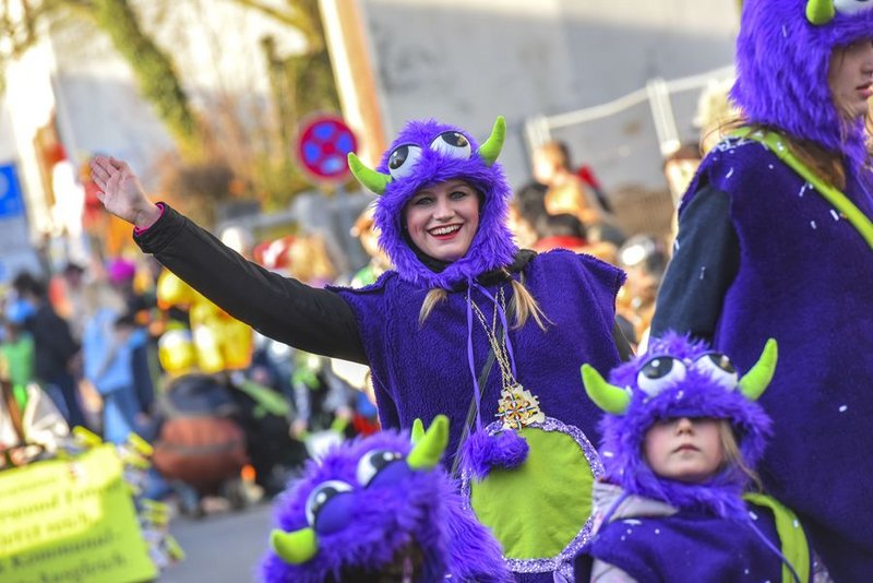 Straßenfastnacht in Eschborn.